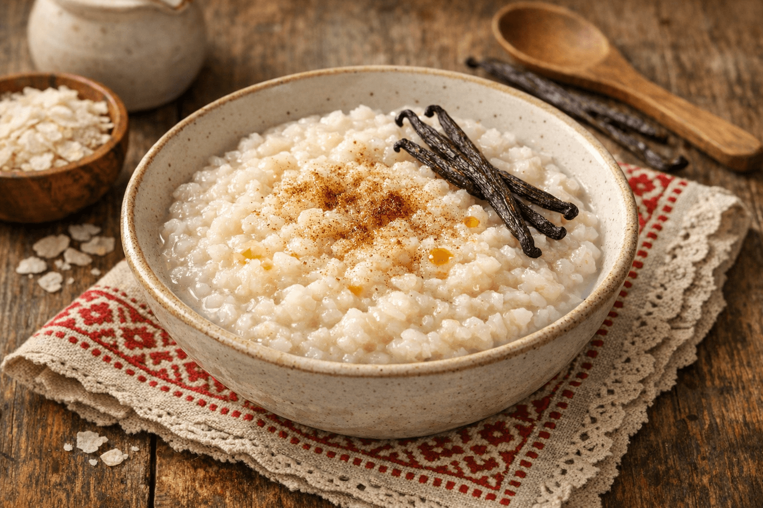 Rizskása növényi tejjel