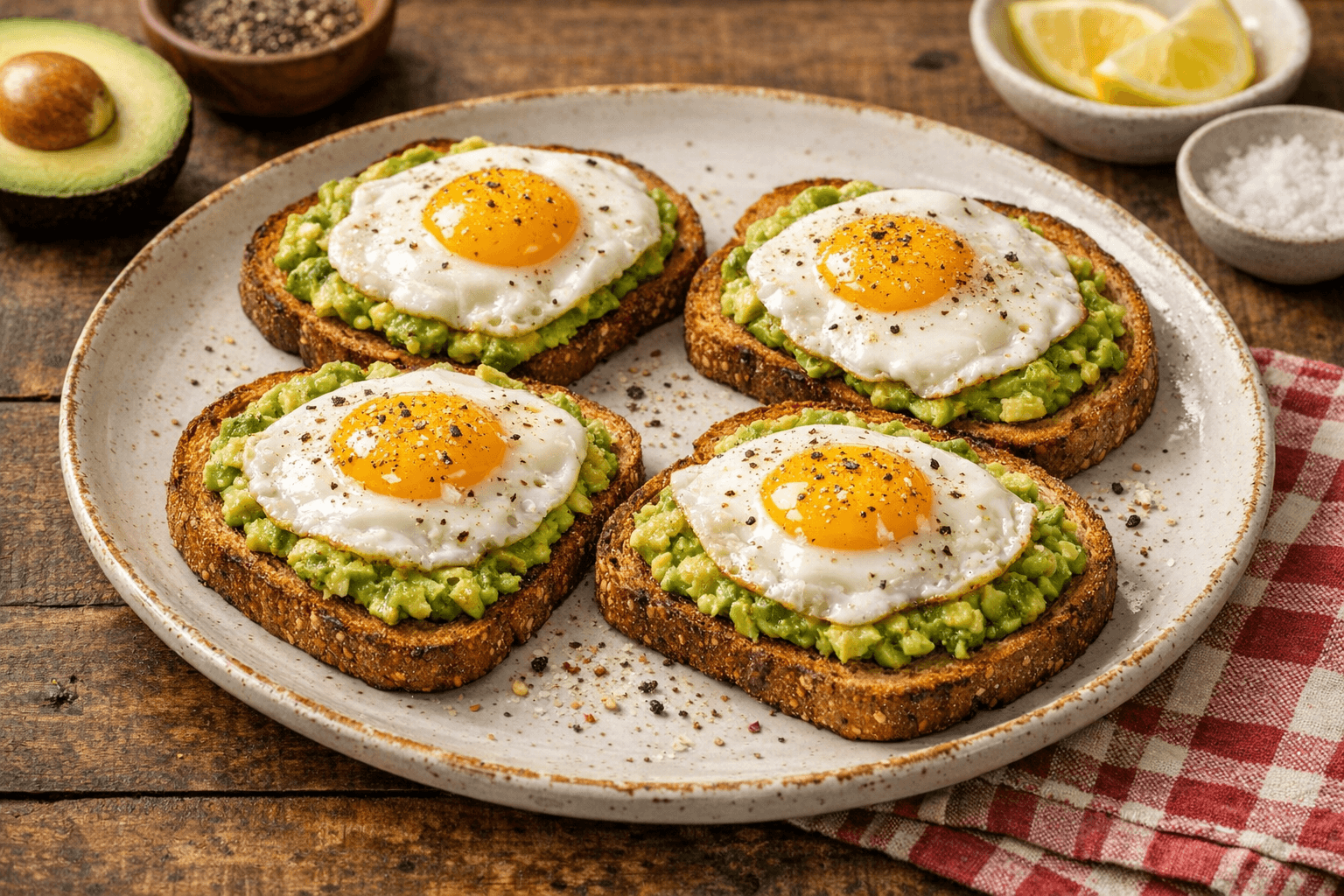 Avokádós Tojásos Pirítós